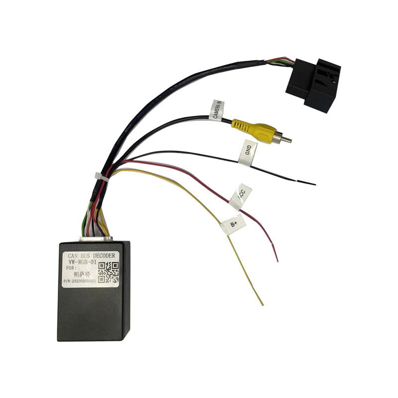 SCUMAXCON RGB Backup Camera Adapter RGB to AV Cable YX2216 for Passat RCD510/RNS510/315 Upgrade to RCD360 Radio