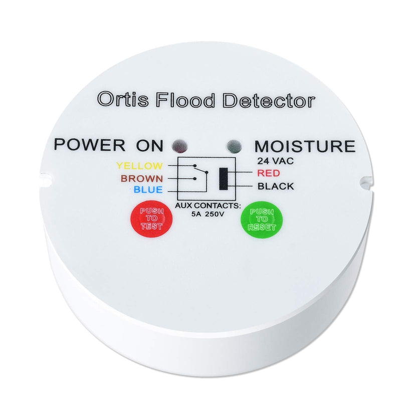 [Australia - AusPower] - Water Leak Detector, Ortis Water Sensor Alarm Flood Detector, Automatically Turn Off Flood Source When Sensing Moisture to Prevent Water Damage 