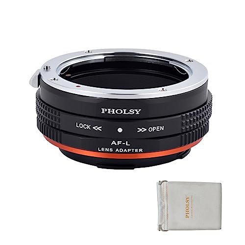 PHOLSY LensAdapter Compatible with Sony A Minolta AF Lens to Leica L Camera Sony A / Minolta AF to Leica L