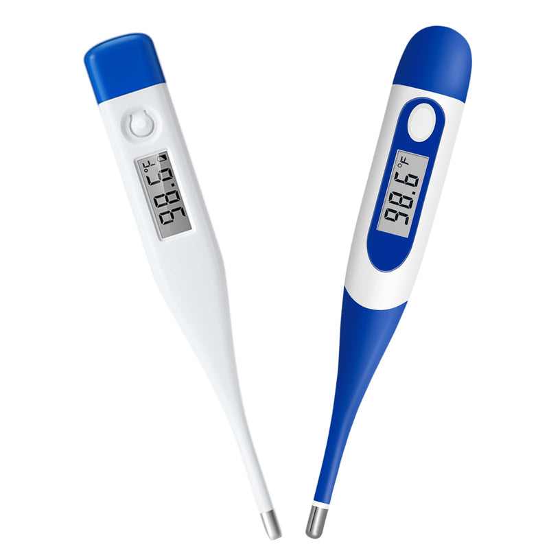 [Australia - AusPower] - [Value Bundle] Berrcom Digital Thermometer DT007 & Berrcom Oral and Underarm Thermometer for Adults and Kids DT008 