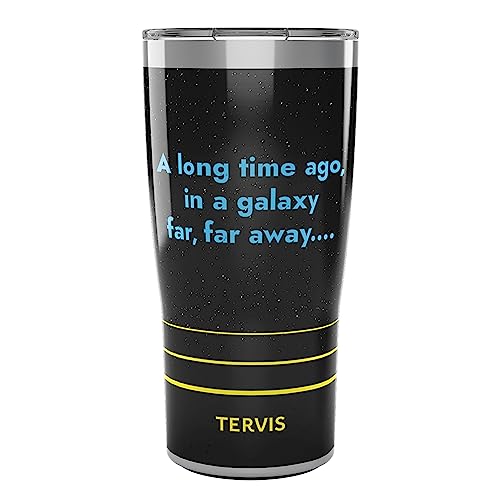 Tervis Traveler Star Wars Classic Logo Triple Walled Insulated Tumbler Travel Cup Keeps Drinks Cold & Hot, 20oz, Stainless Steel