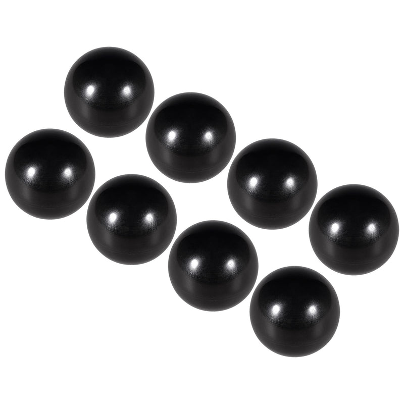 [Australia - AusPower] - Thermoset Ball Knobs, M5 Female Thread 20mm Diameter, Plastic Metric Hand Screw Grip Black - (Applications: for Lathe Machinery Lever Handle), 8-Pieces M5 x 20mm 