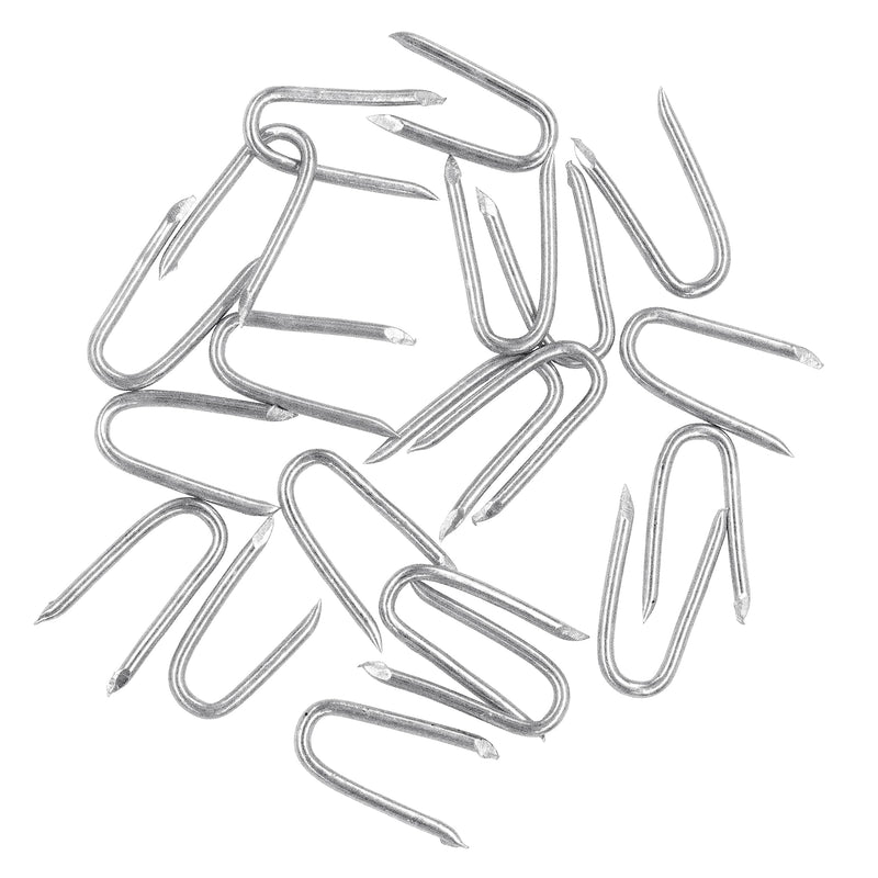 [Australia - AusPower] - Wire Fencing Galvanised Staples (260 pcs)?Chicken Wire Fencing Staple Horseshoe Nail Set - Securely Attach Chicken Wire Netting Wire Mesh to Fences or Posts 2mm 