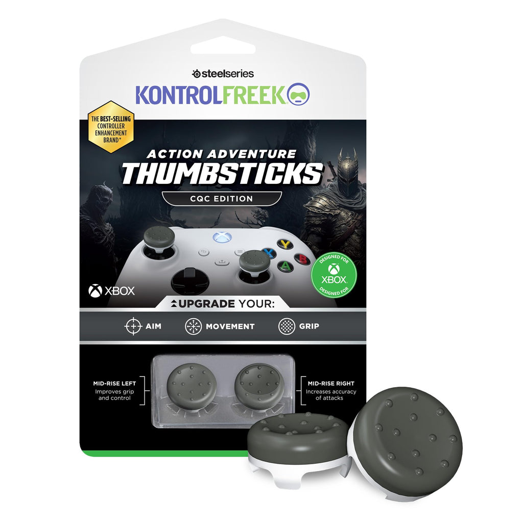 [Australia - AusPower] - KontrolFreek CQC Classic for Xbox One and Xbox Series X Controller | Performance Thumbsticks | 2 Mid-Rise Concave | Black 