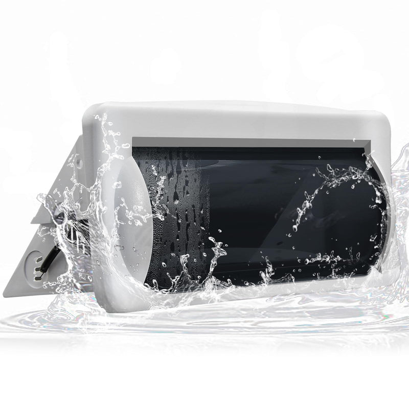 [Australia - AusPower] - Water Resistant Marine Stereo Cover - Boat Radio Protector Shield - Marine Radio Waterproof Splash Guard Housing Case for Universal Single Din Receiver 