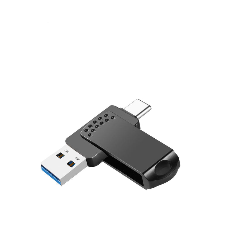 [Australia - AusPower] - 1TB USB C Flash Drive 2 in 1 OTG Type-C + USB 3.0 Thumb Drive Memory Stick black 