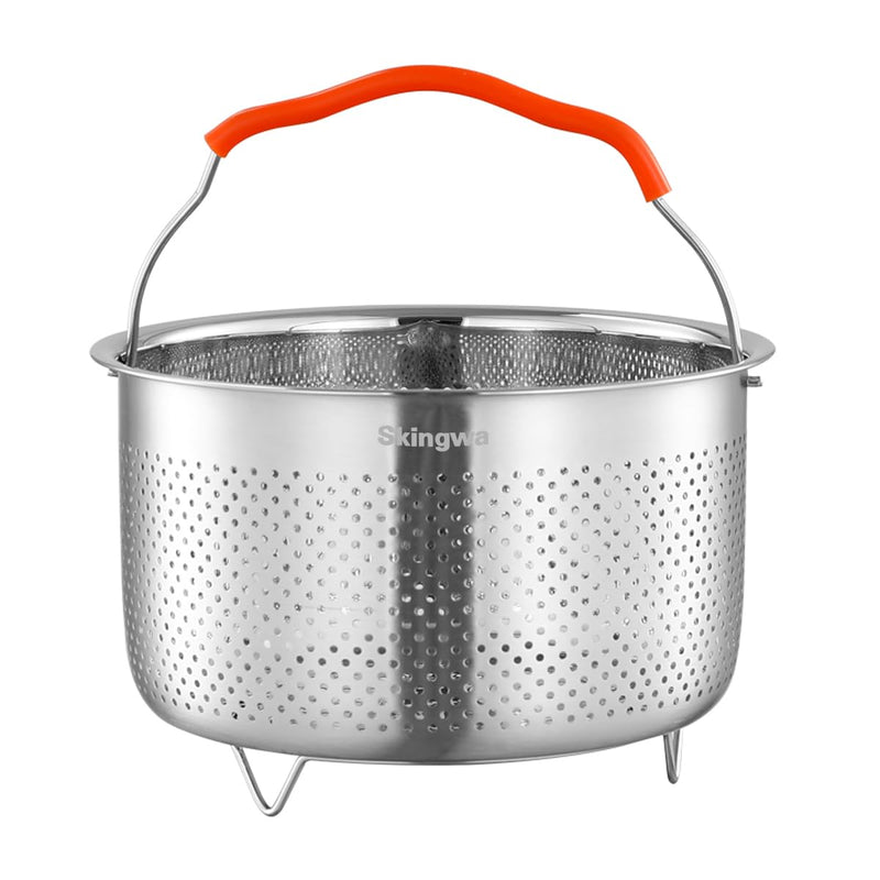 Steamer Basket for Instant Pot 18/8 Stainless Steel Strainer Basket Pressure Cooker Accessories (6L) 6L