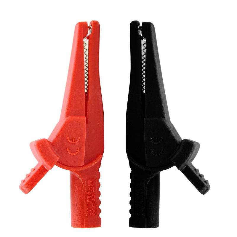 [Australia - AusPower] - AC285-2 multimeter alligator clips Safety Alligator Clip Compatible with Fluke Phase Rotation Indicator use with TL222 and TL224 Test Leads (AC285-2) AC285 -2 