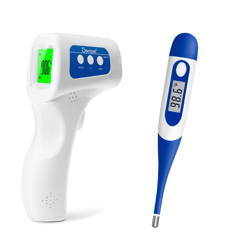 [Australia - AusPower] - Bundle of Berrcom Digital Contactless Thermometer JXB-178 & Berrcom Digital Thermometer DT008 