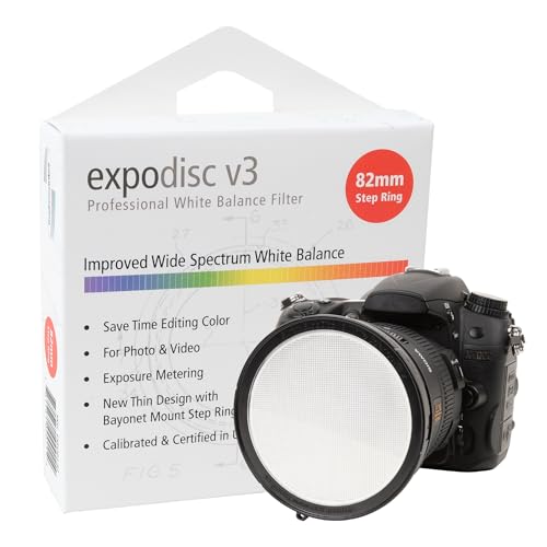 ExpoDisc v3 Professional White Balance Filter (82mm) 82mm
