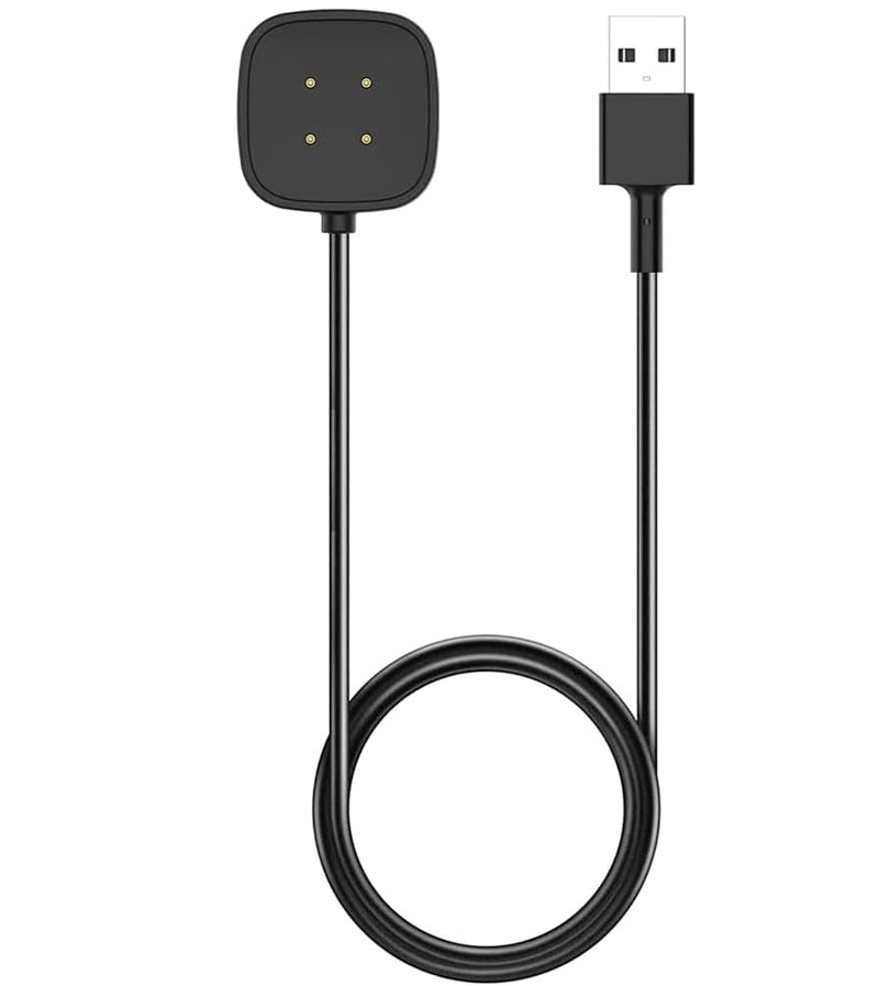 [Australia - AusPower] - Nisyctk Charger for Fitbit Sense/Sense 2/Versa 3/Versa 4, Replacement USB Charging Cable for Versa 4/Versa 3/Sense 2/Sense (3.3ft/1m) 