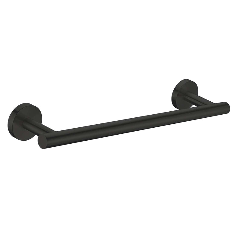 Modket 16 Inches Matte Black Towel Bar Bathroom Hardware 304 Stainless Steel Wall Mounted Kitchen Towel Holder Cloths Hanger 16 Inch