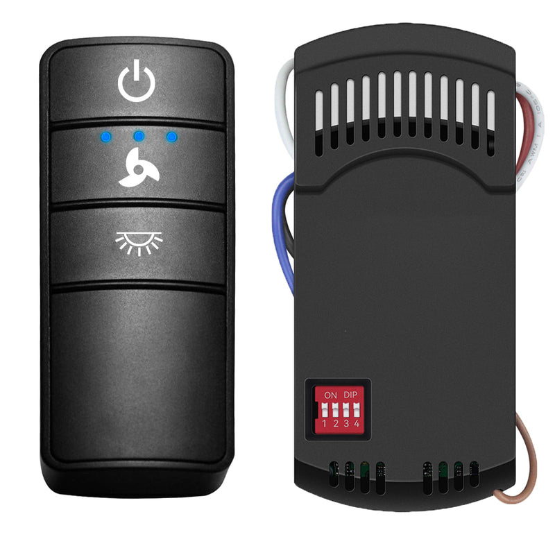 [Australia - AusPower] - Hampton Bay Fan Remote Kit,Universal Ceiling Fan Remote Control Replacement Hampton Bay Home Decorators Collection Hunter KUJCE10318,ZAAZPHD3-3 Speed Control,Light Dimming,Time Delay,with Wall Mount Hampton Bay Remote Kit 