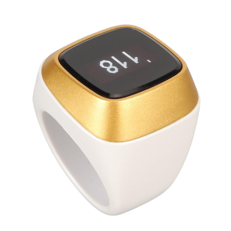Hand Tally Counter Count Clicker, Bluetooth Counter for , 0.49in Screen, Electronic Counting Finger for Sport Casino Event School Training Activities (White)