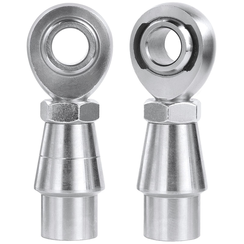 [Australia - AusPower] - 3/8" Heim Joints Rod End Kit,.375" Chromoly Heim Joints Panhard Rod End Kit for Steering,Suspension, Traction Bars, Right&Left Hand Thread with Tube Adapters & Jam Nuts - 1Set 3/8 inch 1 Pair 