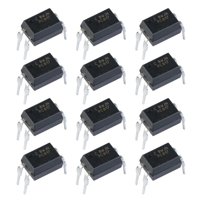 [Australia - AusPower] - PC817 PC817C Transistor Output Optocoupler DIP-4 2.54mm Pitch for Arduino DIY (Pack of 50pcs) PC817 
