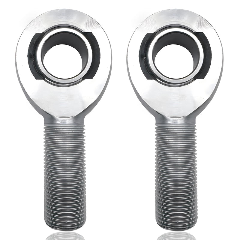 [Australia - AusPower] - RH 3/4"-16 Thread x 3/4" Bore, Chromoly Rod End Heim Joint Steering Shaft Support, Spherical Rod End, 3/4-16 in Right Hand Male Thread(.750)-2Pk 