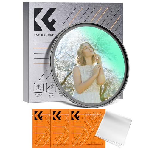K&F CONCEPT 77mm White Mist 1/4 Filter White Diffusion Filter
