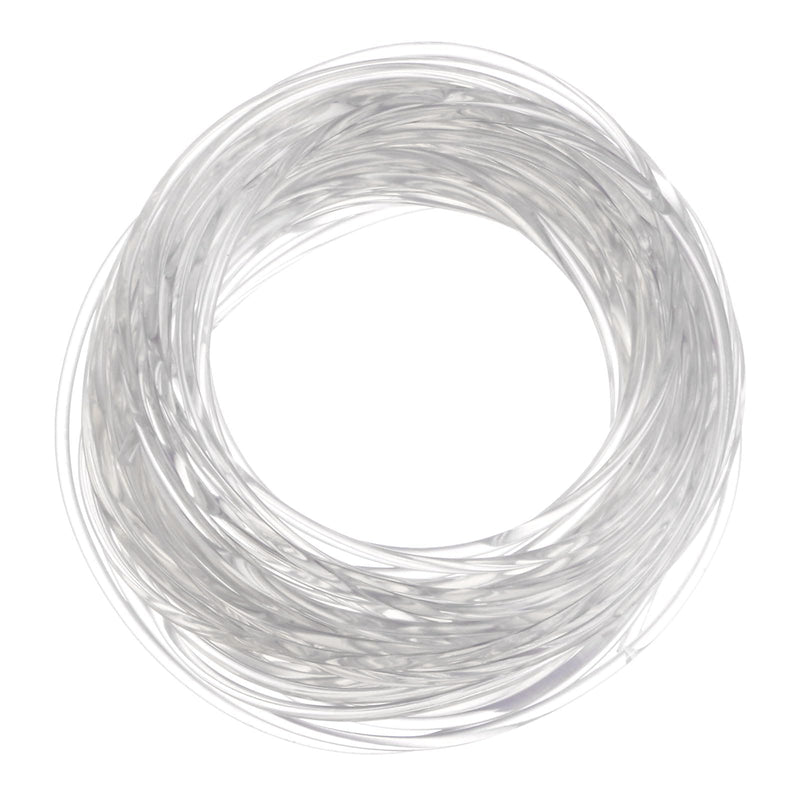 [Australia - AusPower] - PU Transmission Belt Polyurethane Round Belts 2mm Dia 32.8ft(10 Meters) Length Smooth Surface Urethane Belt for Drive Transmission, Translucent 2mmx10 Meters 