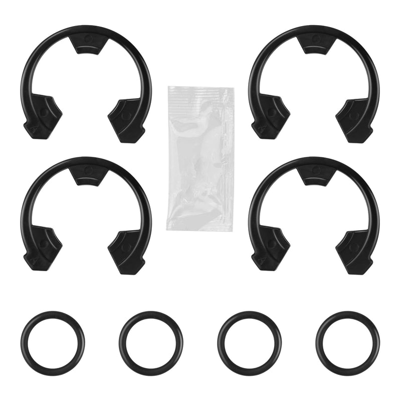 [Australia - AusPower] - 7337563 Water Softener Clip Kit (WS60X10004, 1205500, 7116713, 1205500) and O-Ring Kit (7337571, 7170288, STD302213, WS03X10025) Compatible with Kenmore, GE, EcoPure, Sears 