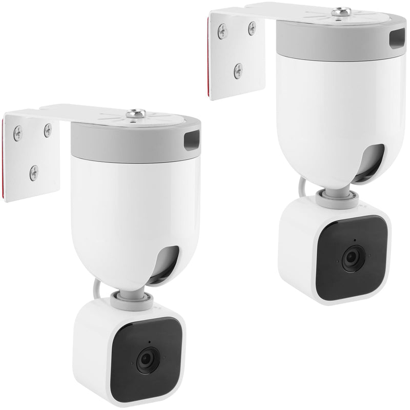 [Australia - AusPower] - UYODM Adhesive Metal Wall Mount for Blink Mini Pan Tilt Camera, VHB Stick On,No Drilling Mounting Bracket for Blink Get The Best View,Two Ways Installation (2Pack) 