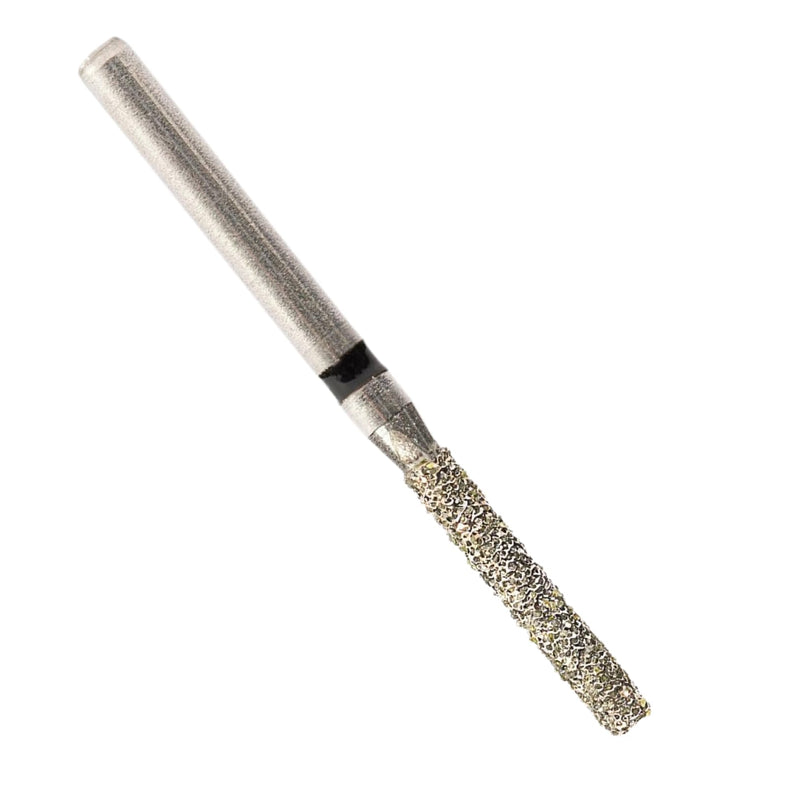 [Australia - AusPower] - 10 Pack of Diamond Burs 837-014 FG Super Coarse - Flat End Cylinder - Friction Grip Crown and Onlay Bur (10 Burs Per Pack) 