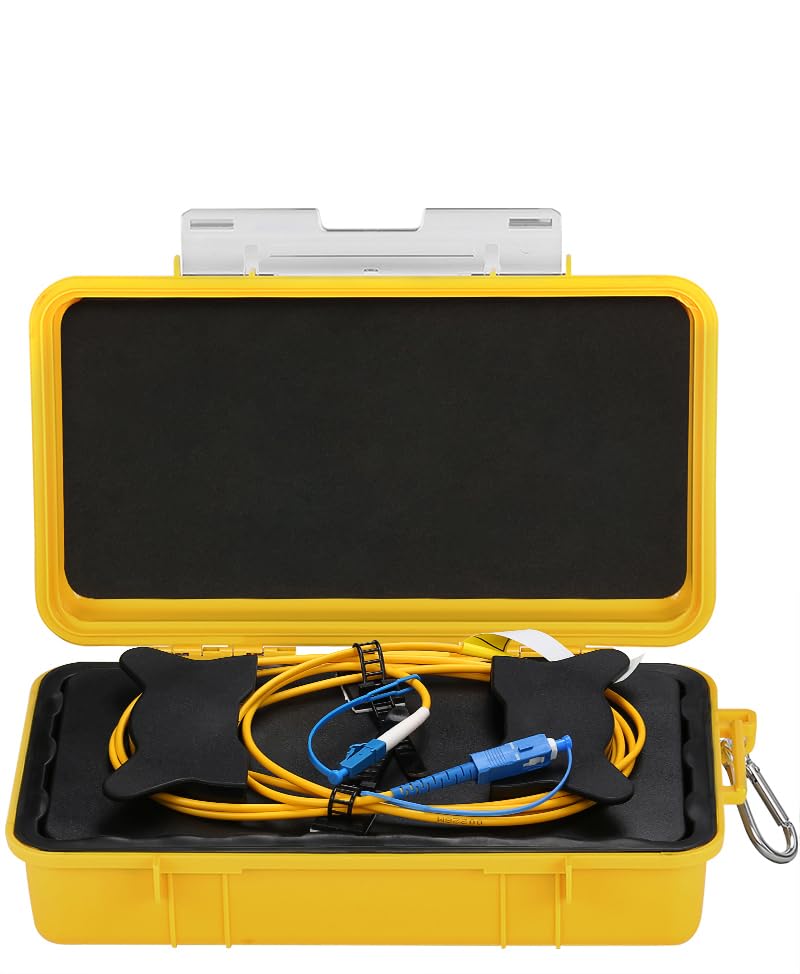 [Australia - AusPower] - OTDR Launch Cable Box SC/UPC-LC/UPC SM（9/125） 1KM OTDR Fiber Optic Tester Extension Cord Dead Zone Eliminator 1000M 