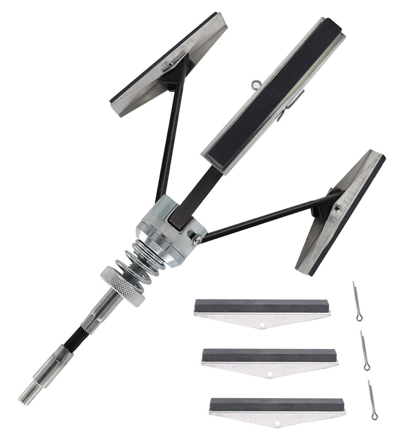 [Australia - AusPower] - Engine Cylinder Hone Tool 2"-7" Diameter Adjustable Deglazer Kit with 3-Piece 4" Long Stones 220 Grit 