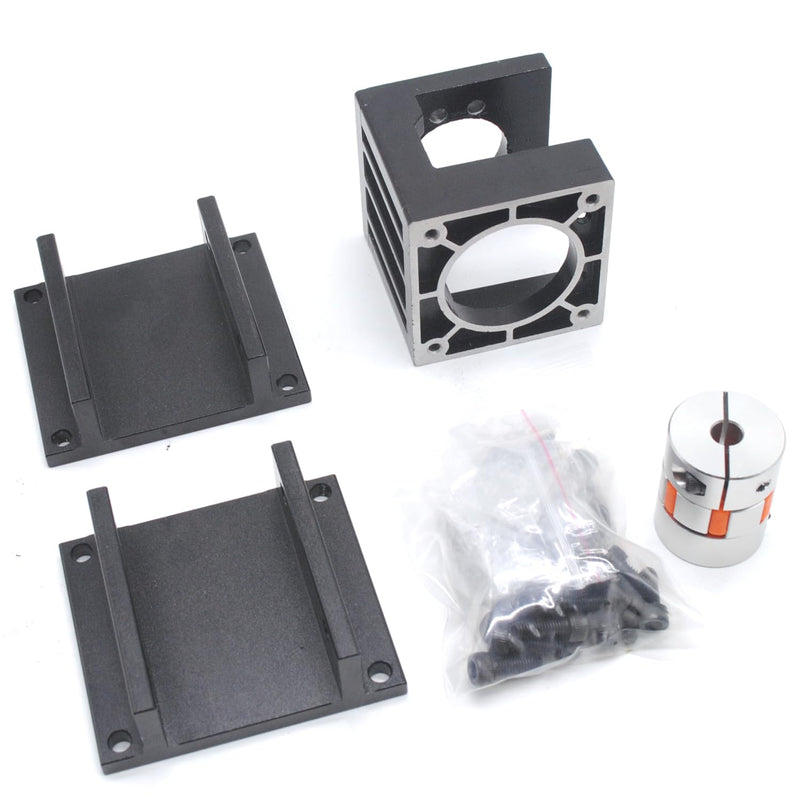 [Australia - AusPower] - Neam23 Motor Bracket and Coupling for HRC45-B Belt Drive Linear Guide Rail 