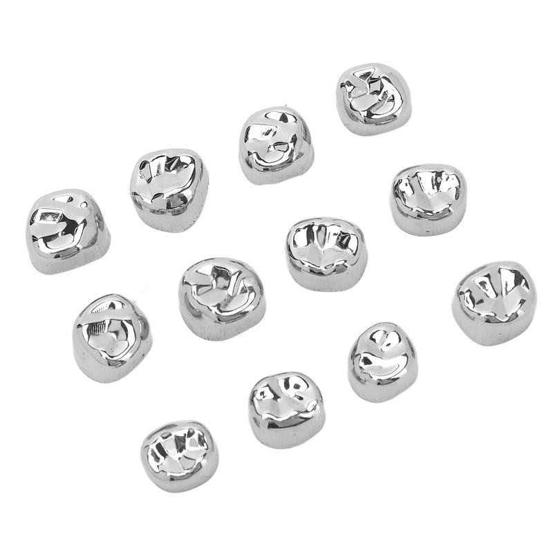 [Australia - AusPower] - Metal Dental Teeth Crown, Reduce Tooth Loss Rustproof Dental Molar Metal Crowns for Hospital 