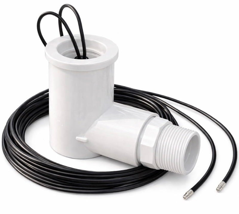 SS2 AC Float Switch AC Float Safety Switch HVAC 3/4 Inch Condensate Shut Off Sensor Can Prevent Overflow in Drain Pan or Gravity Drain Used in Various Applications. ECWB 1