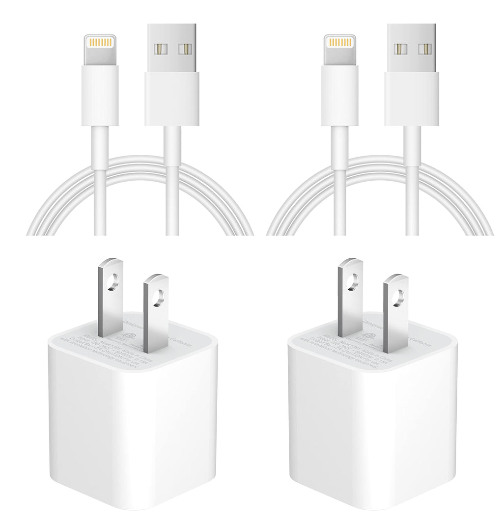 [Australia - AusPower] - iPhone Plug Charger[Apple MFi Certified] USB 2-Pack Fast Wall Charger Compatible with iPhone 14/14 Plus/14 Pro/14 Pro Max/13/13Pro/12/12 Pro/11/11Pro/XS/Max/XR/X/8,iPad 