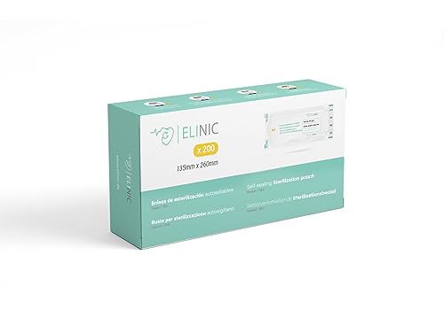 Self Adhesive Bags for Steam Sterilization and EtO 200 Pack (135 x 280 mm) 135*280mm