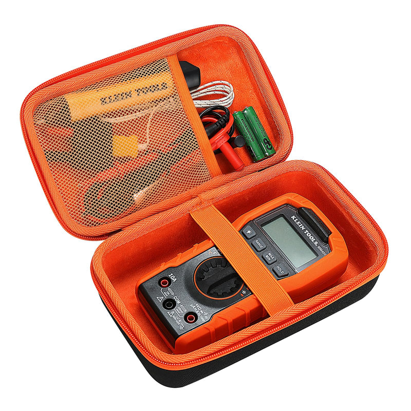 [Australia - AusPower] - Hard Carrying Storage Case for Klein Tools MM400/ MM325/ MM450/ MM300/ MM200/ ET140/ MM720/ 69355/ 69149P Multimeter, Dust-Proof, Sturdy, Durable, Smooth Zipper, Digital Electrical Tester Bag 