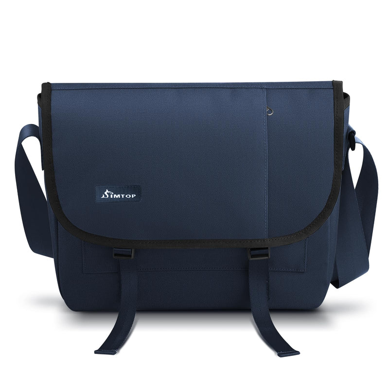[Australia - AusPower] - SIMTOP Messenger Bag Crossbody Shoulder Bag for Commuters and Travelers Water Resistant Scratch and Wear Cordura YKK Zipper Blue 