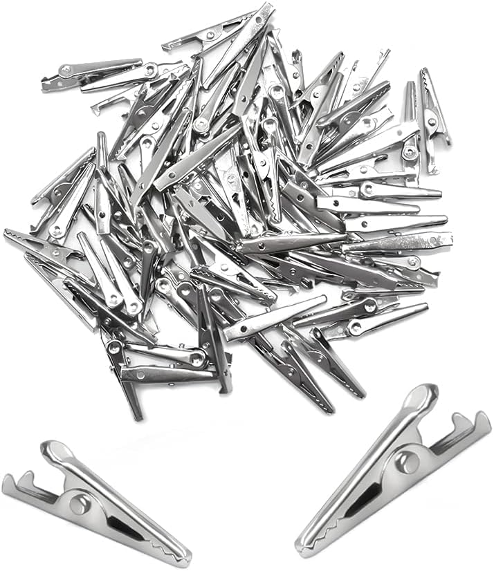 [Australia - AusPower] - 35mm Metal Alligator Clip (Pack of 100pcs) 