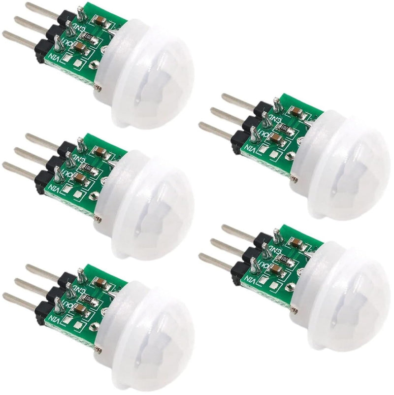 [Australia - AusPower] - 5Pcs AM312 Mini Pir Motion Sensor Module HC-SR312 IR Human Sensor for Arduino 