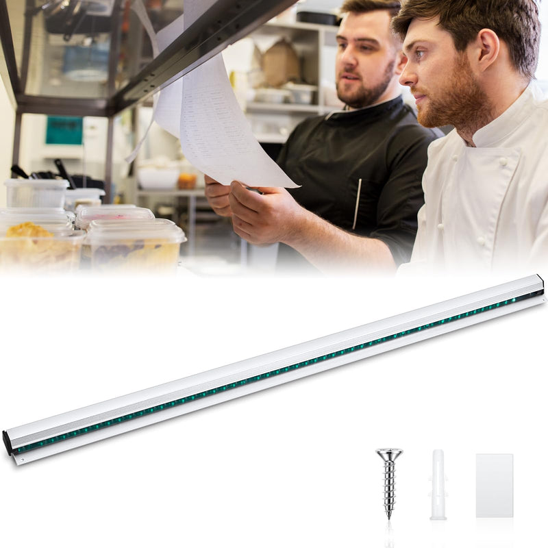 [Australia - AusPower] - Irenare Ticket Holder for Restaurant, 36/48/60'' Ticket Check Rack Restaurant Order Holder Ticket Rail Display Slide Ticket Rack for Commercial Kitchen Cafes Pubs Bars(36 Inch, 1 Pc) 36 Inch 