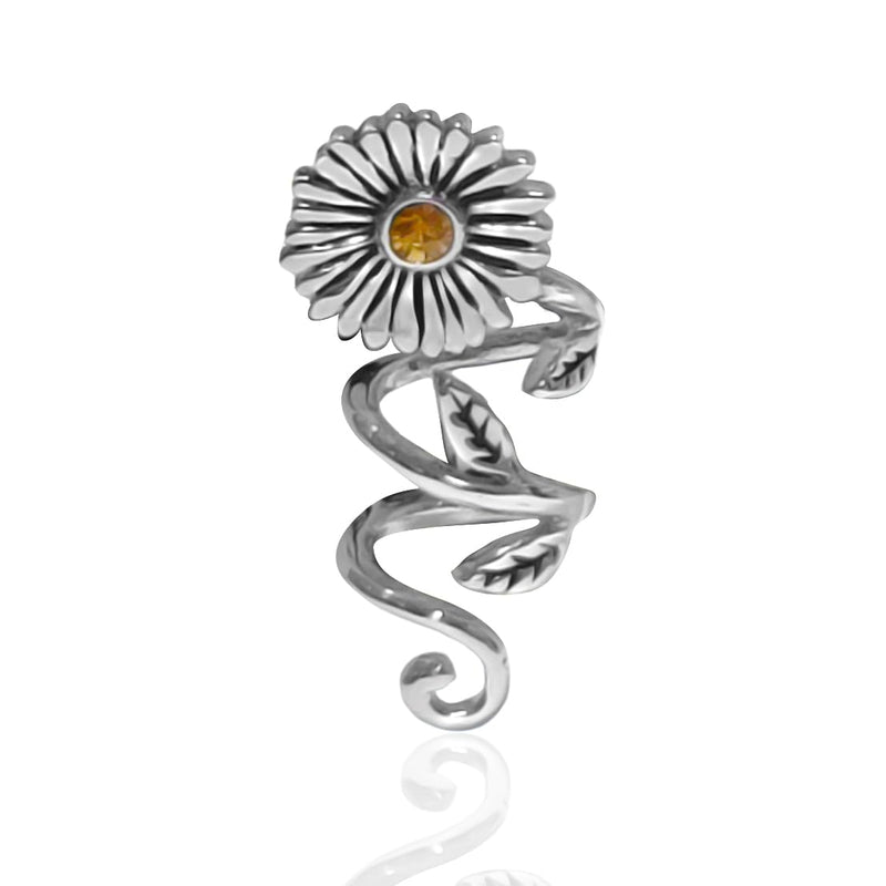 [Australia - AusPower] - QUINNLYN & CO. Sunflower Stethoscope Charm: Radiate Positivity with this Beautiful Medical Accessory, Gift for RN Nurse 