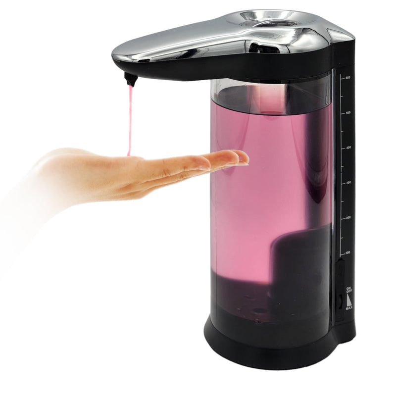 [Australia - AusPower] - Rechargeable Automatic Soap Dispenser Touchless. Large 22oz Dual Wall Mountable or Countertop Liquid Hand Soap Dispenser for Kitchen Sink. Automatic Soap Dispenser Bathroom. 