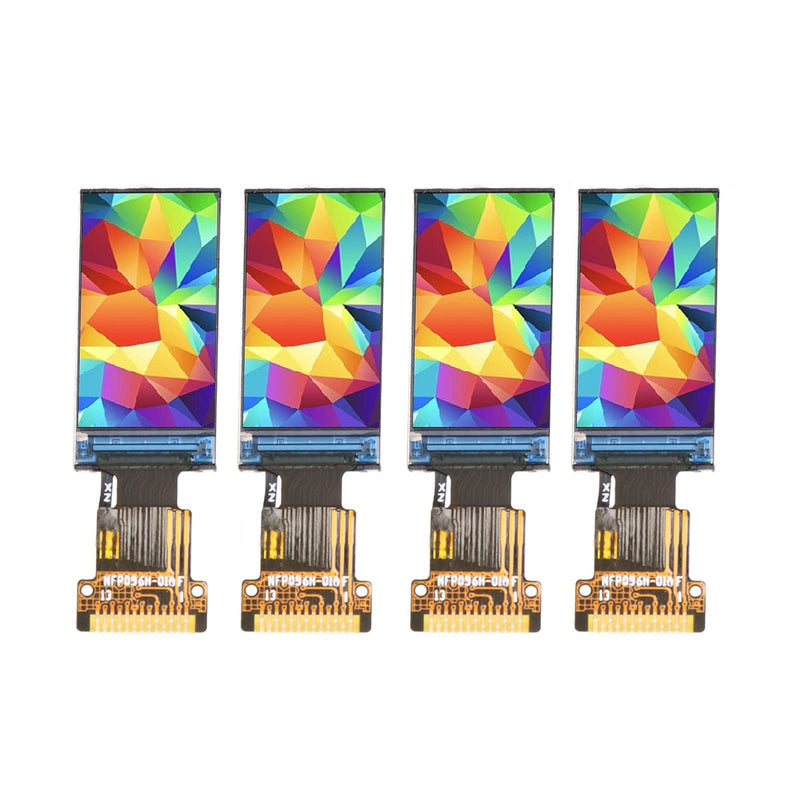 [Australia - AusPower] - 4PCS 0.96in TFT Color Screen ST7735S IPS Display Module 80x160 Mounting 