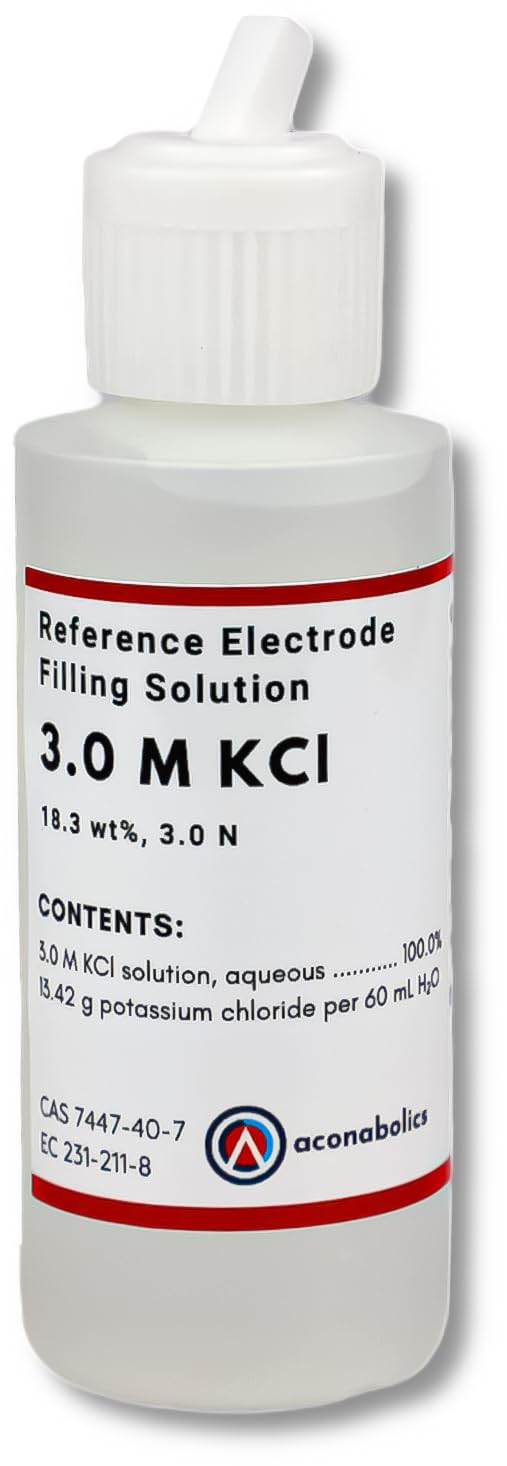 [Australia - AusPower] - 3.0 M KCl Reference Electrode Filling/Storage Solution (60 mL, 2 oz.) for pH and ORP Electrodes 