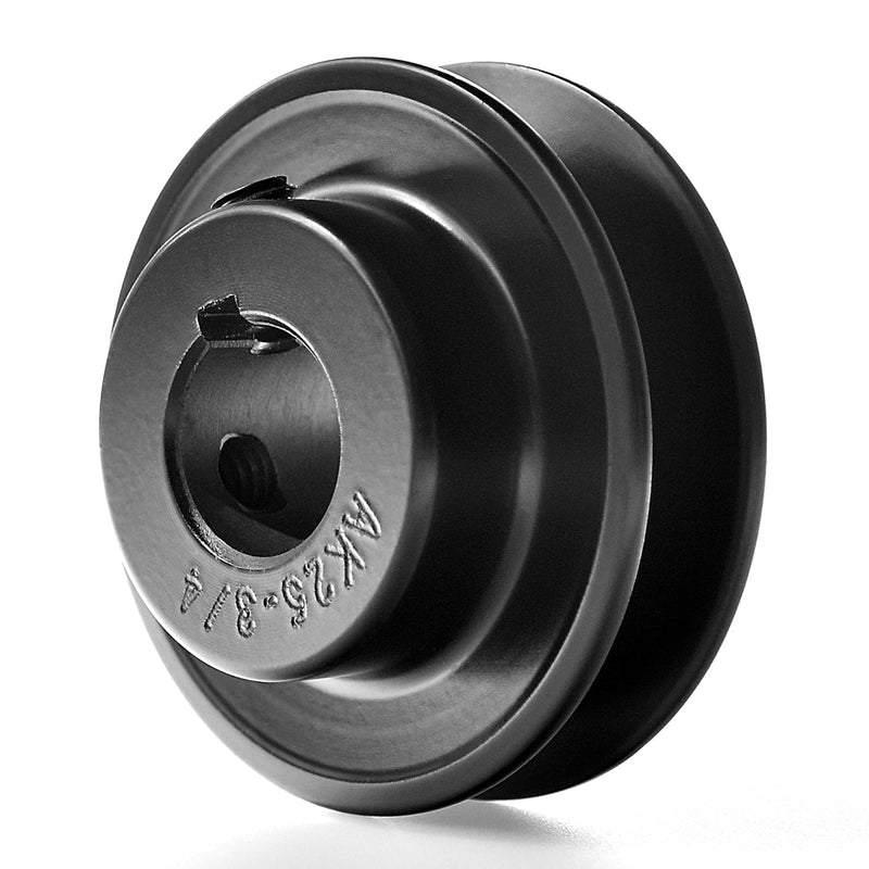 [Australia - AusPower] - AK25-3/4 Mechanical V-Belt Pulleys, 2.5" OD 3/4" Bore, Single Groove, Cast Iron, for V-Belt 