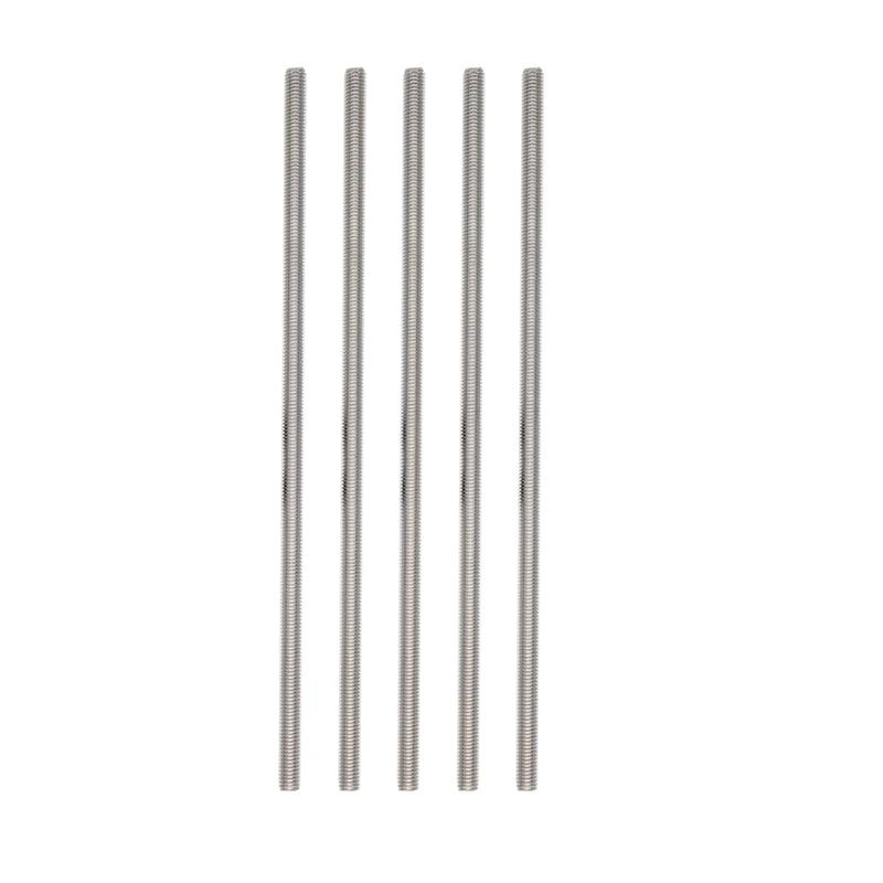 [Australia - AusPower] - 1/4"-20 Fully Threaded Rod Studs 5 Pack Long Threaded Screw 304 Stainless Steel Right Hand Threads All Threaded Rod Studs for Anchor Bolts Clamps Hangers U-Bolts 1/4-20 