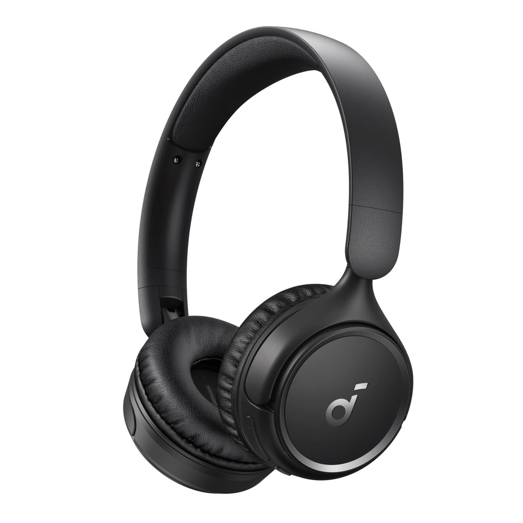 [Australia - AusPower] - Soundcore H30i Wireless On-Ear Headphones, Foldable Design, Pure Bass, 70H Playtime, Bluetooth 5.3, Lightweight and Comfortable, App Connectivity, Multipoint Connection (Black) Black 
