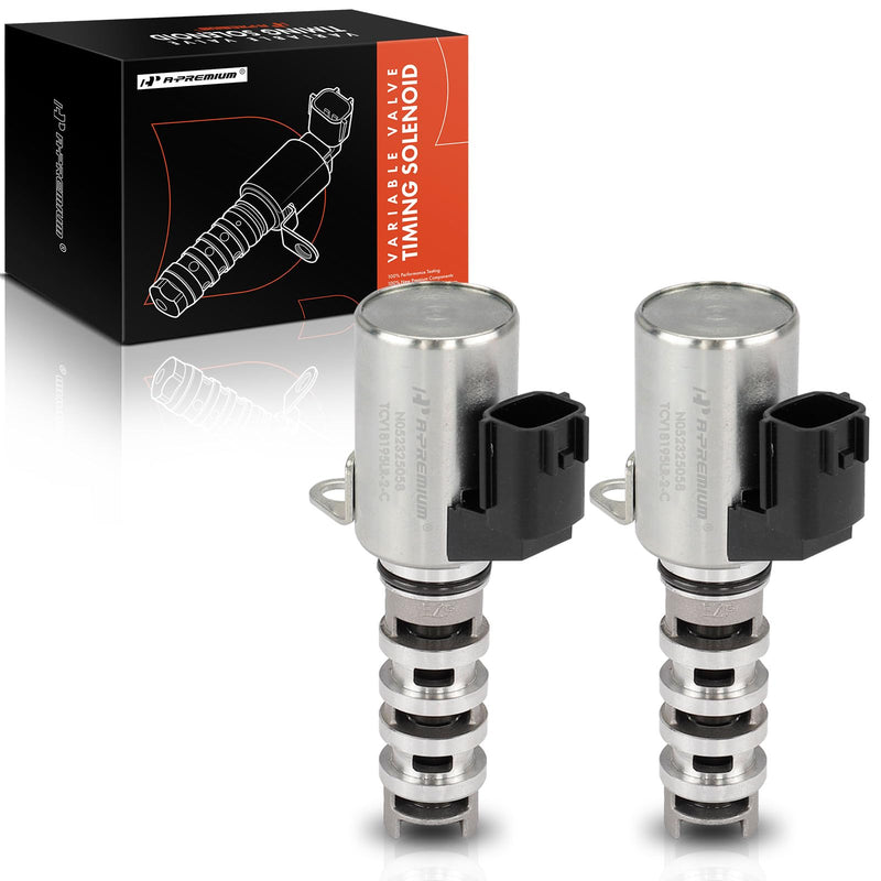 [Australia - AusPower] - A-Premium 2-PC Left and Right Engine Variable Valve Timing (VVT) Solenoid Compatible with Nissan Altima 2007-2014, Murano 2009-2015, Pathfinder 2013-2013, Maxima & Infiniti QX60 2014-2016, JX35, 3.5L 