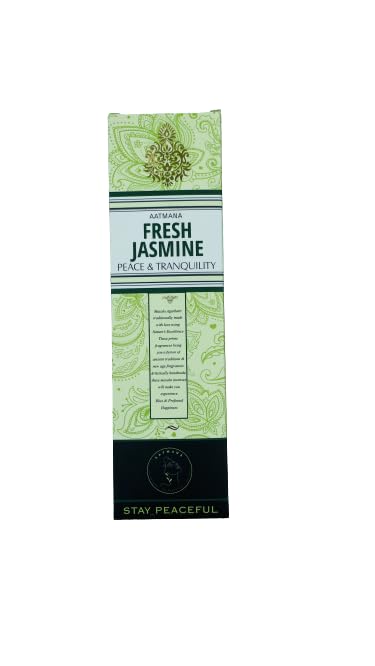Incense Stick Jasmine Herbal Ancient Vedic Method for Fragrance At Home, Meditation, Yoga, Spiritual, Aromatherapy Energy Cleansing- 100 Grams | 3.5 Ounce
