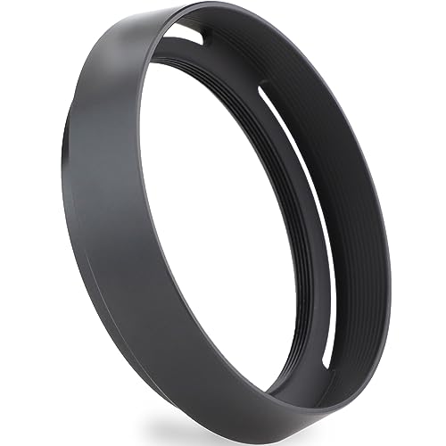 Haoge Metal Lens Hood Shade for Leica Q3 Q3 43 Q2 Q-P QP q Typ 116 Typ116 Camera Black LH-LQOB Black Round for Q/Q-P/Q2/Q3/Q3-43
