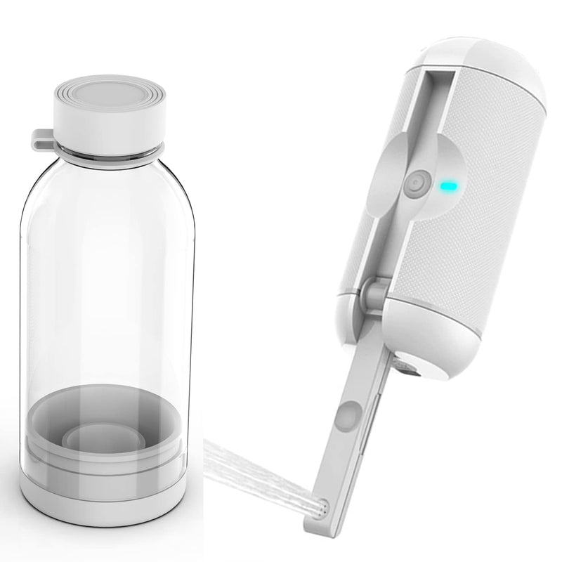 Portable Bidet for Travel, 500ml Travel Bidet, Bidet Sprayer with Peri Bottle for Women/Man, Handheld, Rechargeable Electric Bidet High Pressure, Douche Bottle for Postpartum, Hemorrhoid (White) White