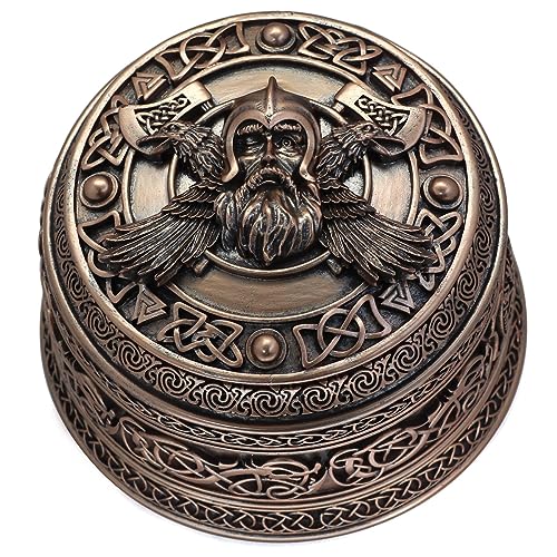 GuoShuang Norse Viking Odin Trinket Celtic Jewelry Box Gift Choice For Women Men